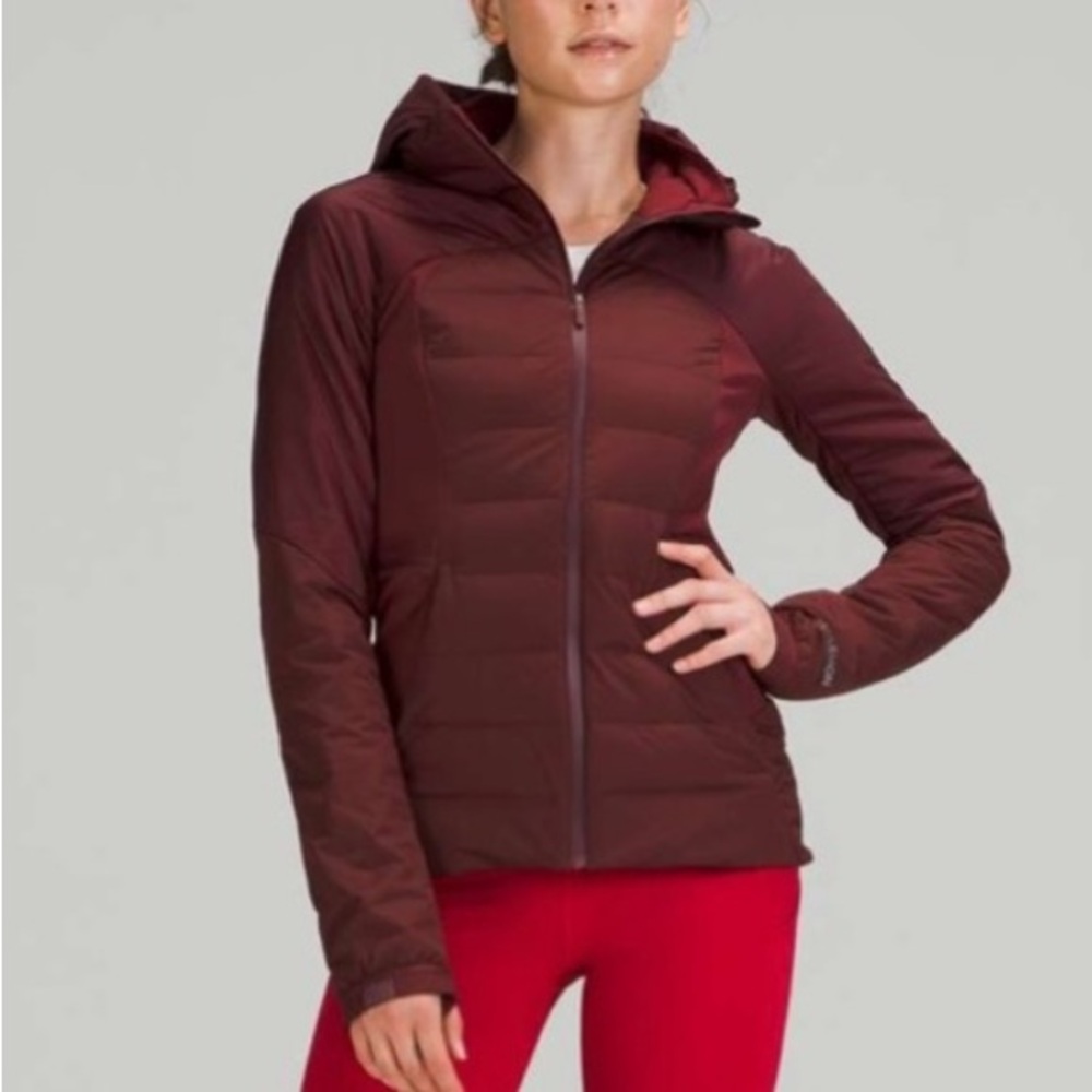 Lulu lemon Jacket with removable hood | Merlot